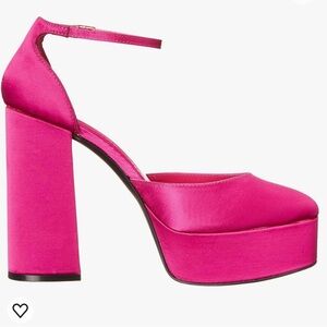 Madden girl magenta platform heels Barbie